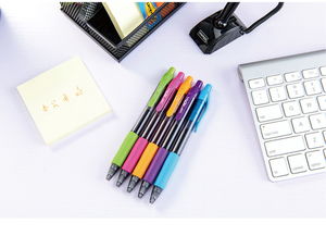 探索史泰博AH854E按動式中性筆6色套裝 多彩書寫，品質與價格的完美結合